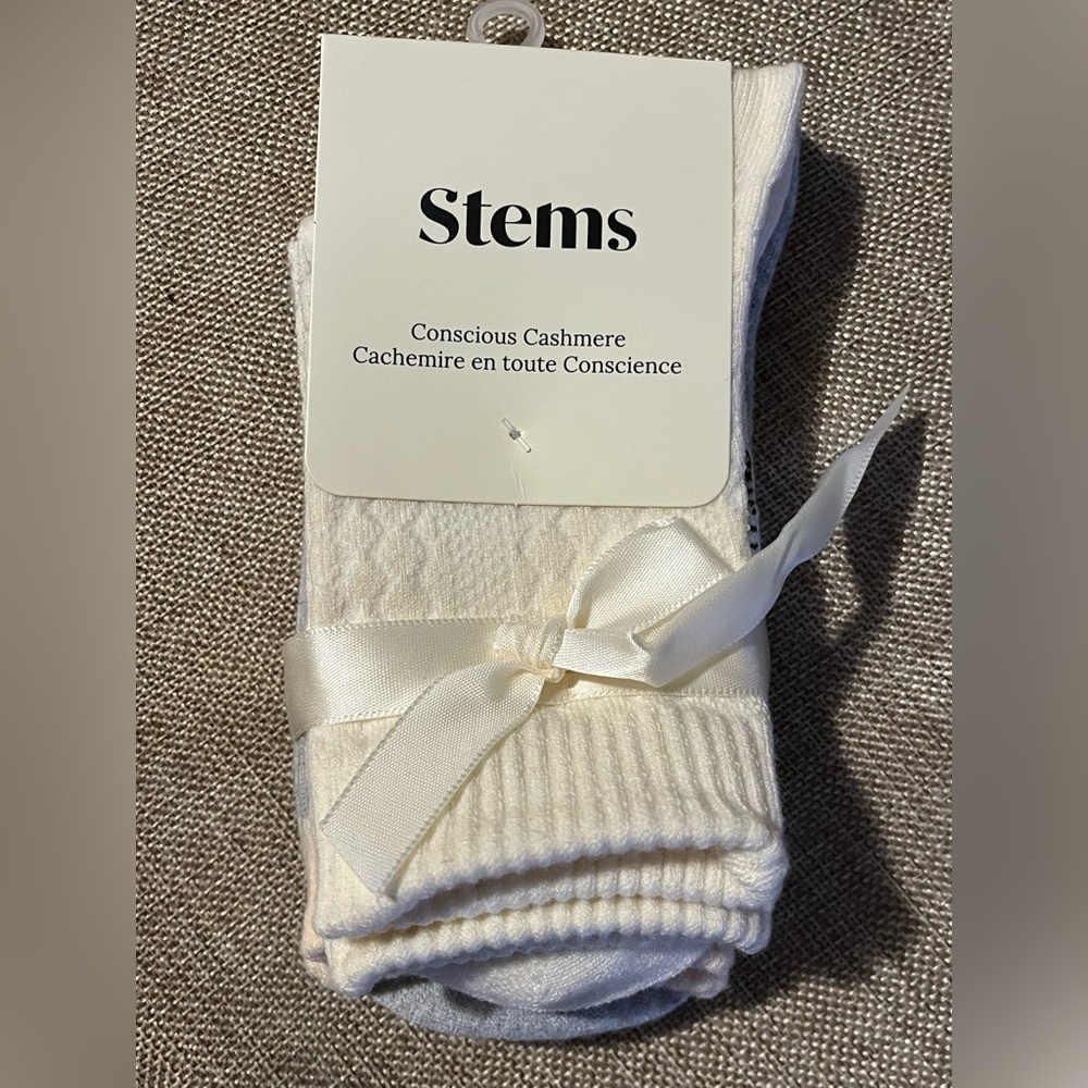 Stems Two Pack Conscious Cashmere Socks